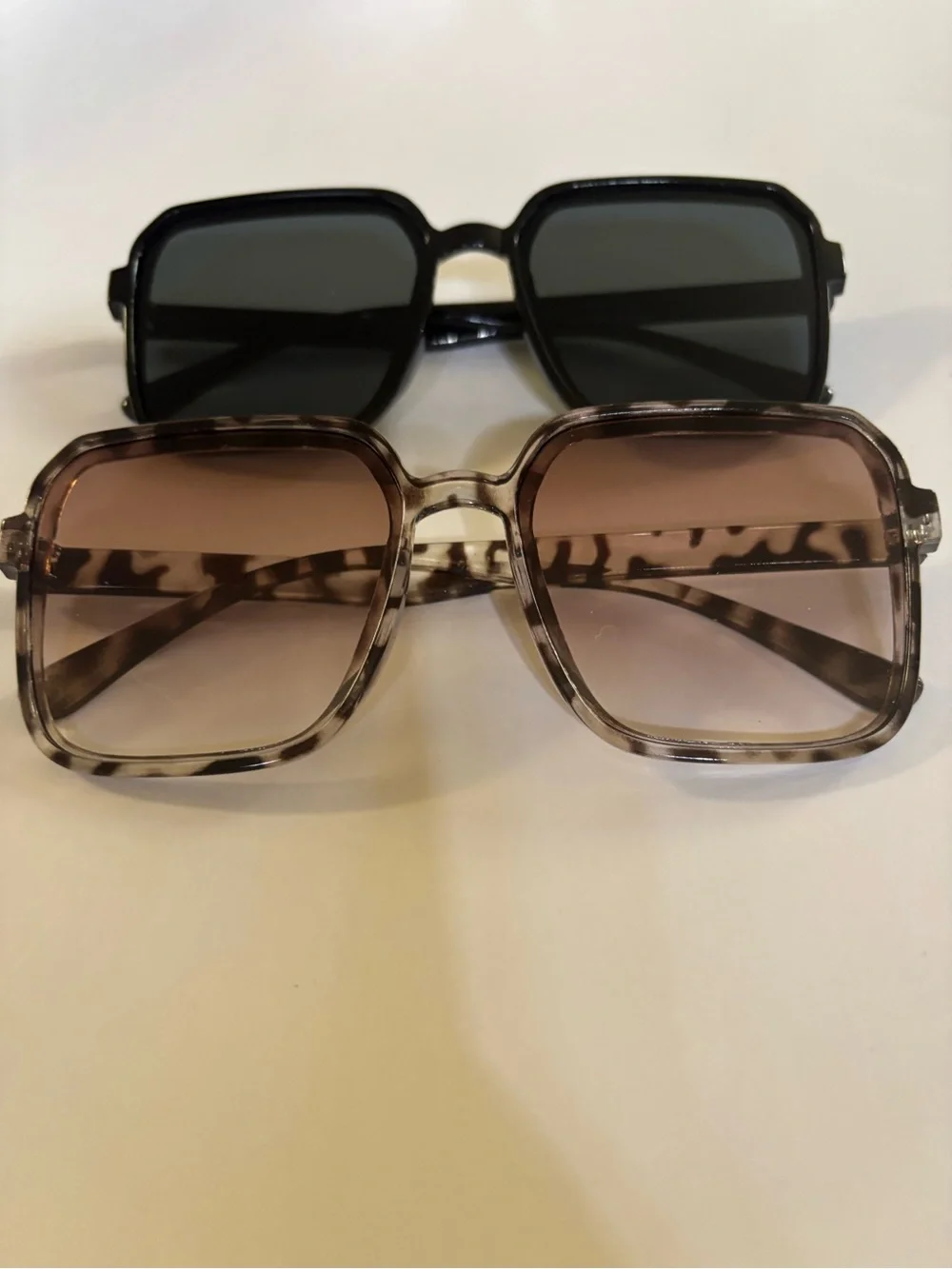 Women’s Square Fashion Sunglasses - Black